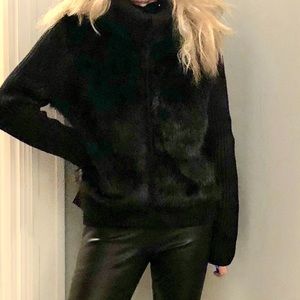 Banana Republic faux fur jacket